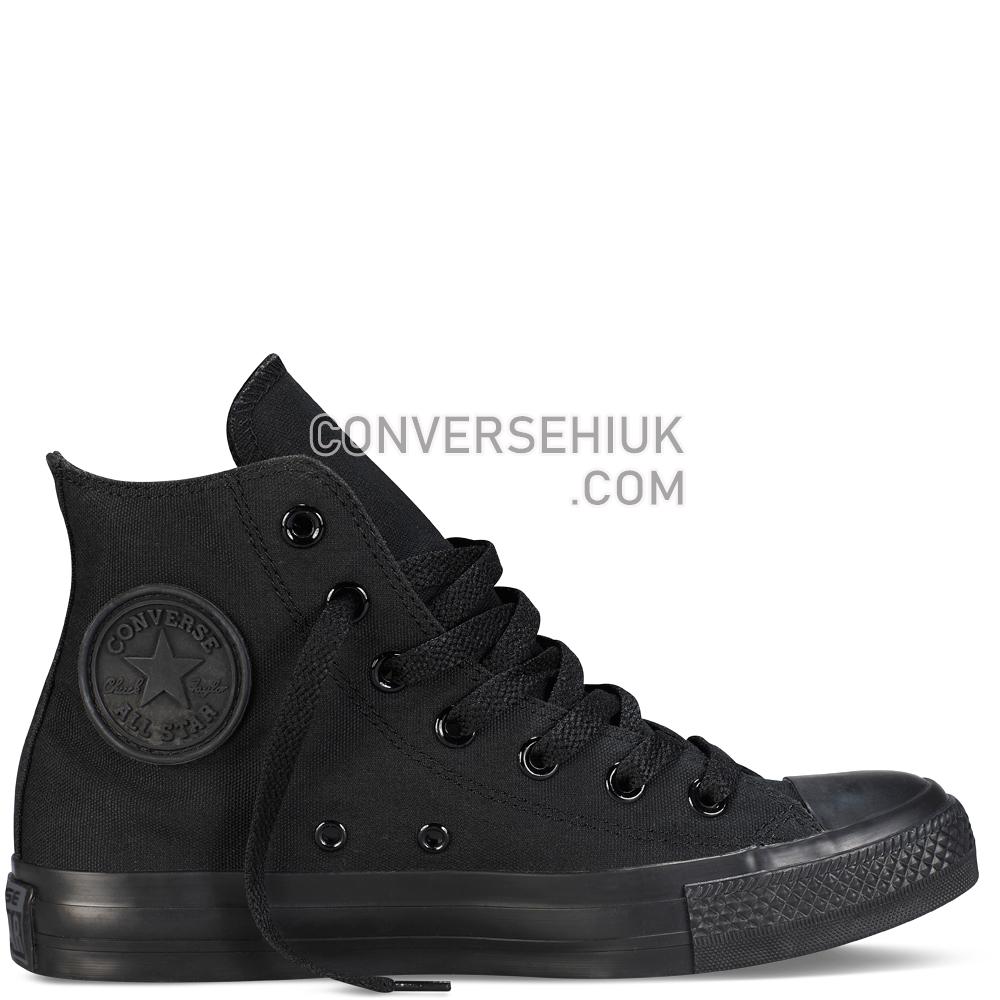 Converse Chuck Taylor All Star Mono Canvas Black/Monochrome M3310C Shoes