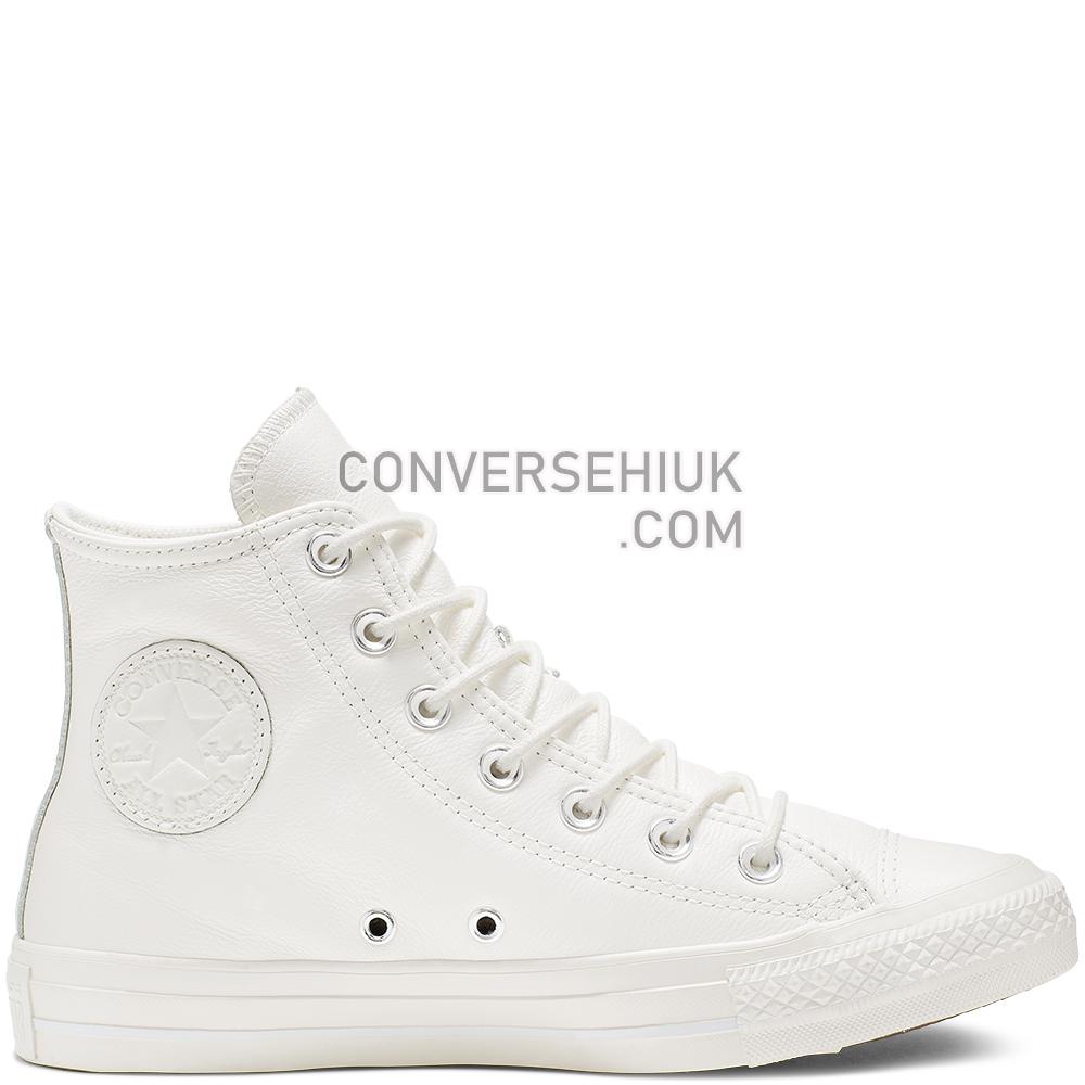 Converse Chuck Taylor All Star Leather High Top Vintage/White/Vintage/White 165418C Shoes