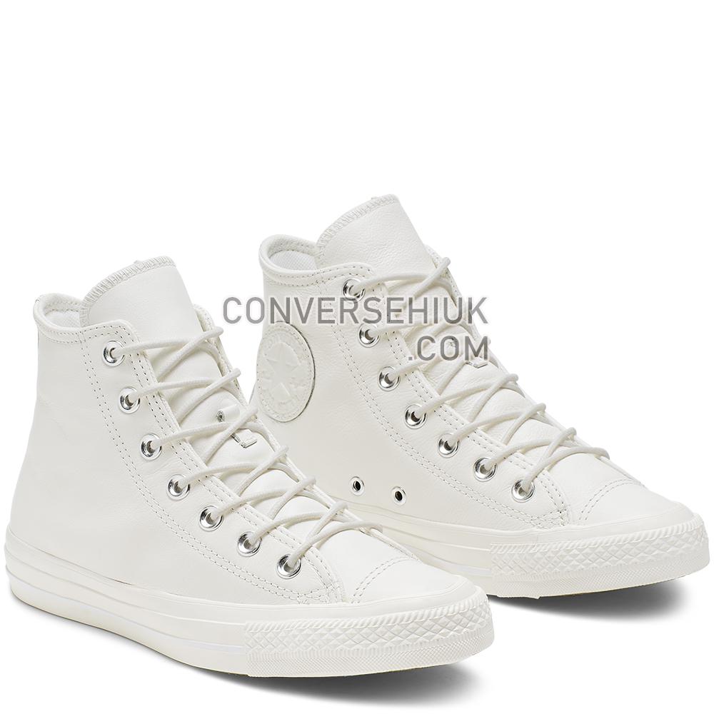 Converse Chuck Taylor All Star Leather High Top Vintage/White/Vintage/White 165418C Shoes