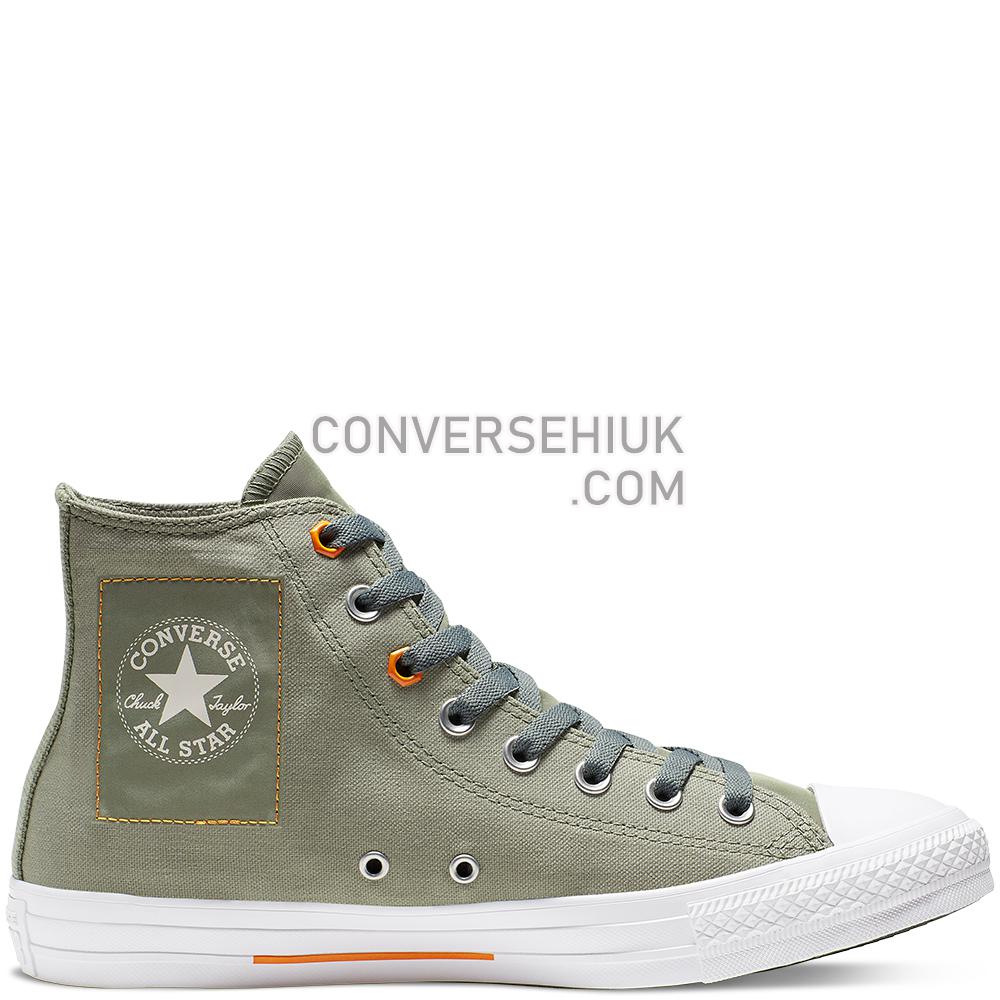 Converse Chuck Taylor All Star Flight School High Top Jade/Stone/Orange/Rind/White 165052C Shoes