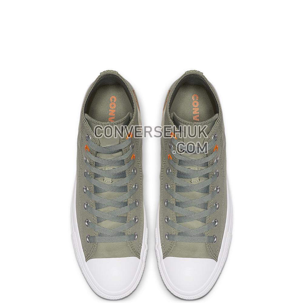 Converse Chuck Taylor All Star Flight School High Top Jade/Stone/Orange/Rind/White 165052C Shoes