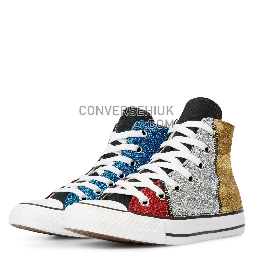 Converse Chuck Taylor All Star Multicolour Glitter High Top Black/Multicolor/Glitter 165776C Shoes