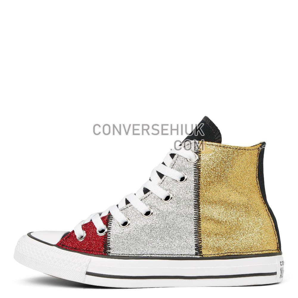 Converse Chuck Taylor All Star Multicolour Glitter High Top Black/Multicolor/Glitter 165776C Shoes