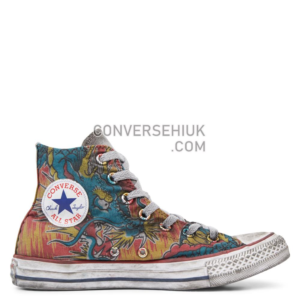 Converse Chuck Taylor All Star Dragon Tattoo High Top Optical/White/Dragon/Tattoo 165777C Shoes