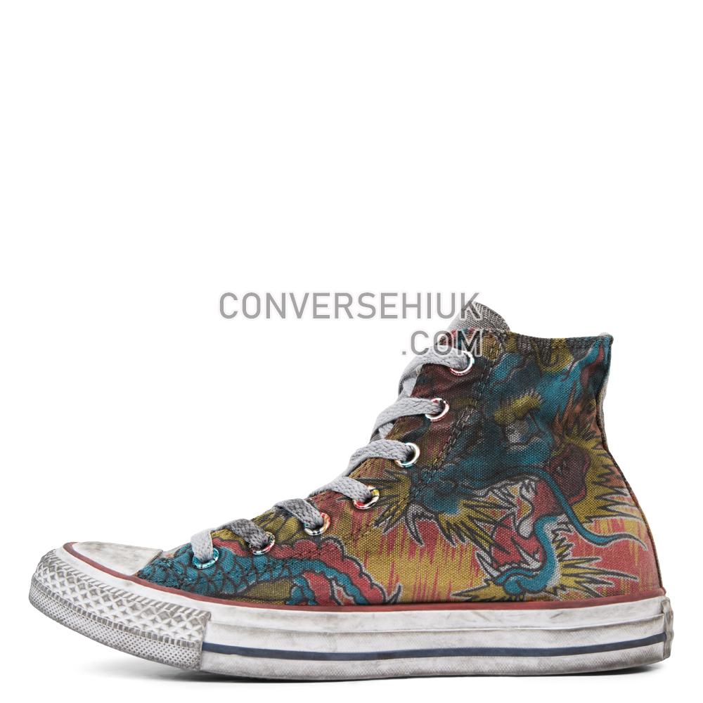 Converse Chuck Taylor All Star Dragon Tattoo High Top Optical/White/Dragon/Tattoo 165777C Shoes