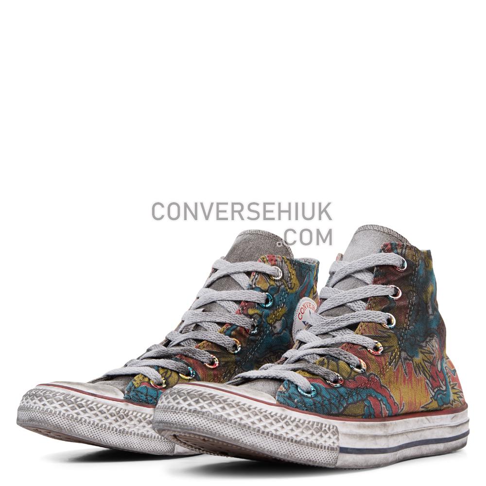 Converse Chuck Taylor All Star Dragon Tattoo High Top Optical/White/Dragon/Tattoo 165777C Shoes