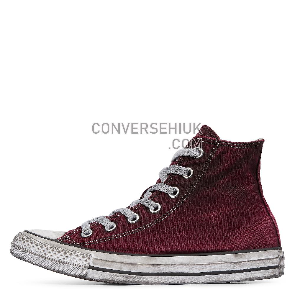 Converse Chuck Taylor All Star Canvas Smoke High Top Maroon/Black/White 160152C Shoes