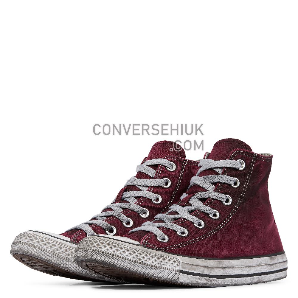 Converse Chuck Taylor All Star Canvas Smoke High Top Maroon/Black/White 160152C Shoes