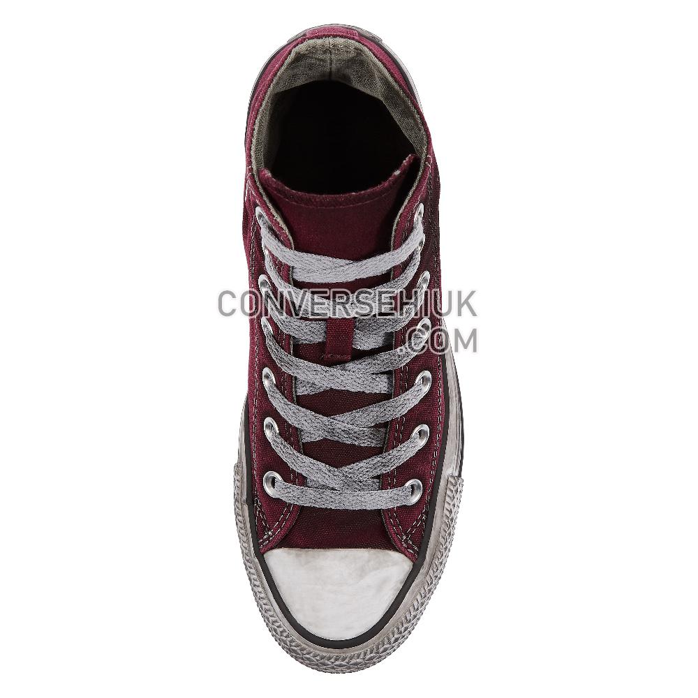 Converse Chuck Taylor All Star Canvas Smoke High Top Maroon/Black/White 160152C Shoes