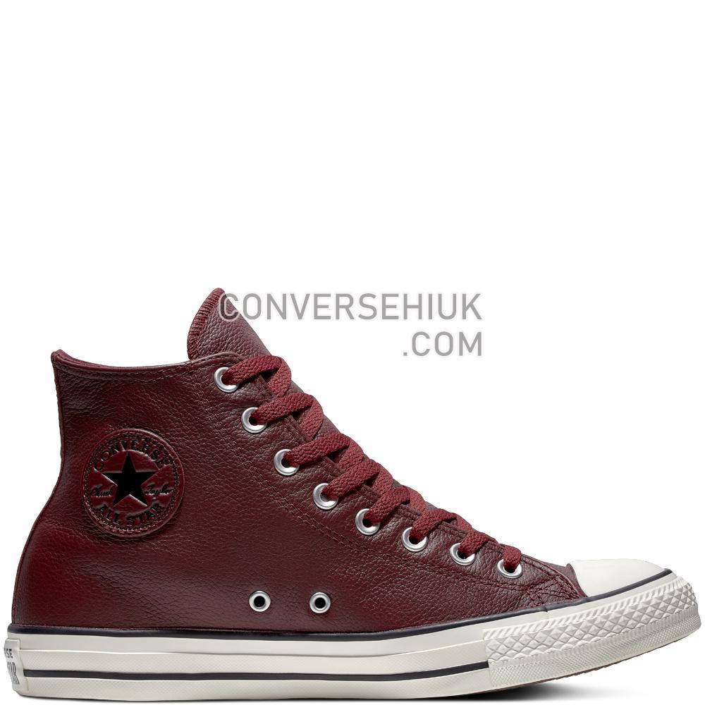 Converse Chuck Taylor All Star Leather High Top Dark/Burgundy/Dark/Burgundy 161494C Shoes