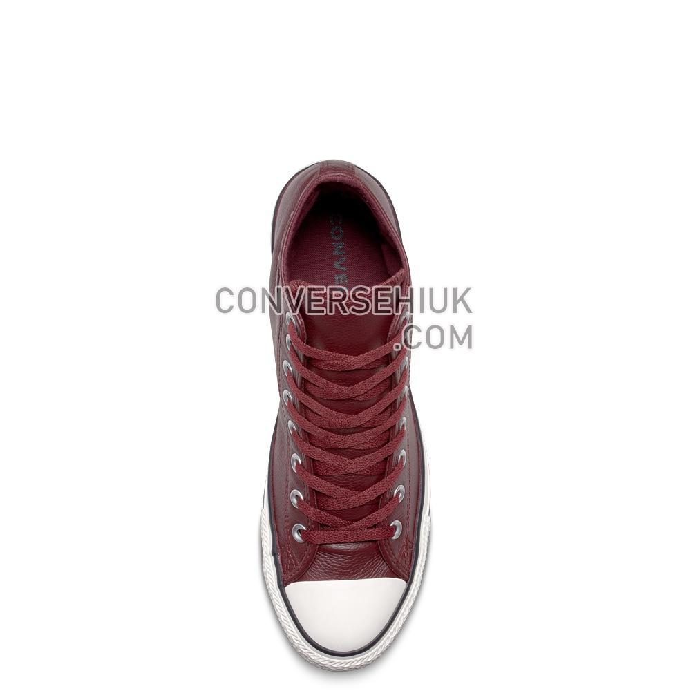 Converse Chuck Taylor All Star Leather High Top Dark/Burgundy/Dark/Burgundy 161494C Shoes