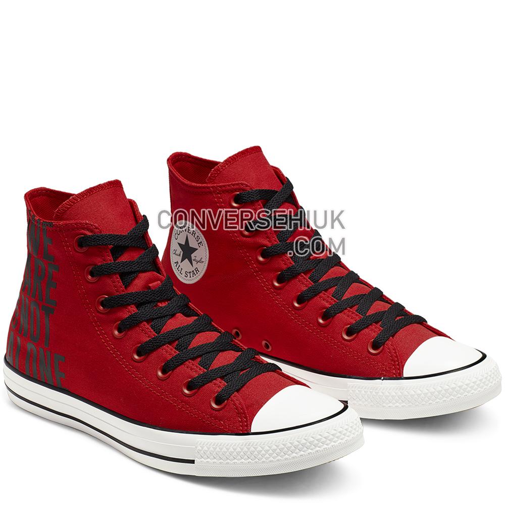 Converse Chuck Taylor All Star We Are Not Alone High Top Enamel/Red/Black/White 165467C Shoes