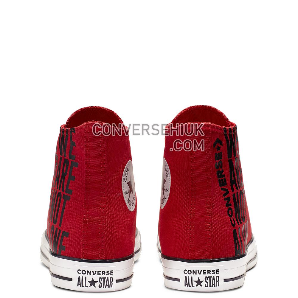 Converse Chuck Taylor All Star We Are Not Alone High Top Enamel/Red/Black/White 165467C Shoes