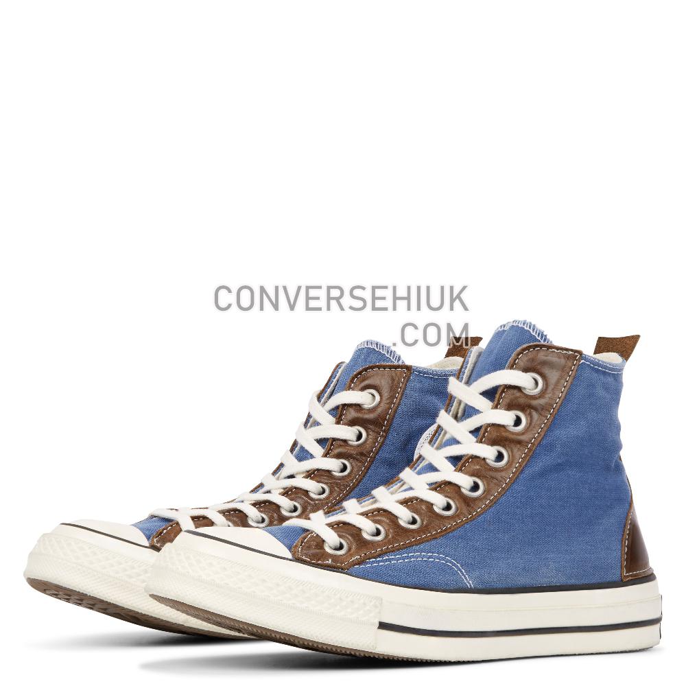 Converse Chuck 70 Vintage Leather High Top Navy/Vintage/Leather/White 164679C Shoes