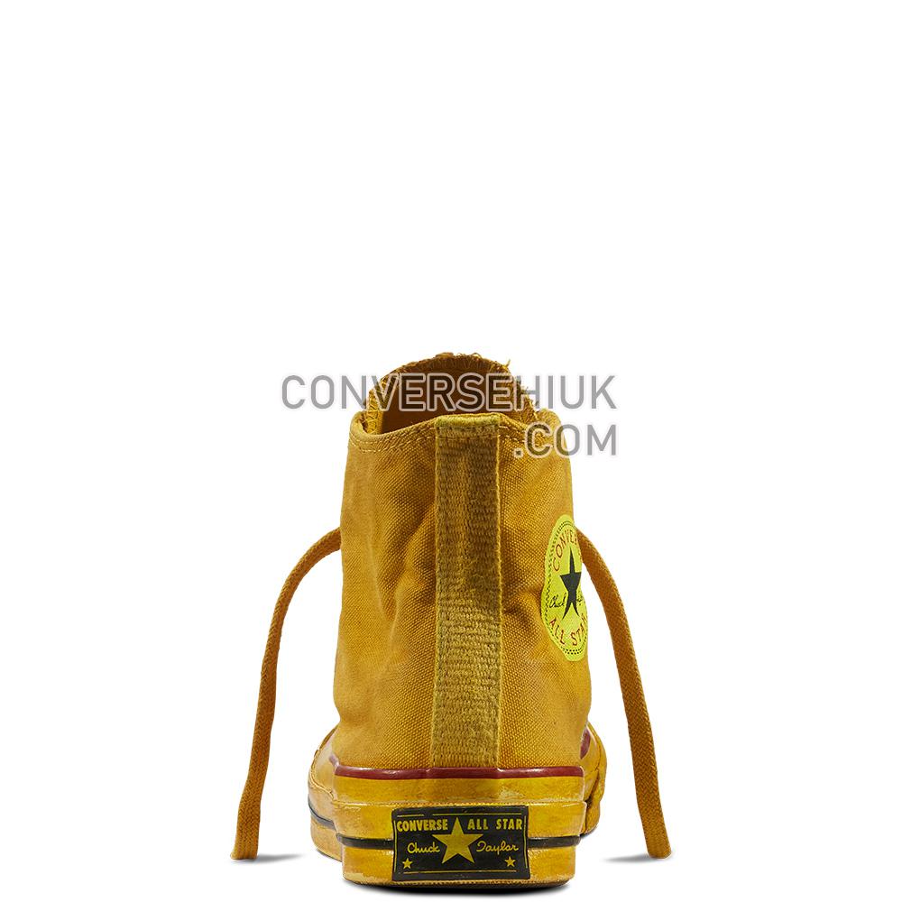 Converse Chuck 70 Crafted Dye High Top Turmeric/Egret/Black 160446C Shoes