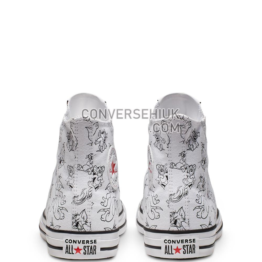 Converse Tom and Jerry Chuck Taylor All Star High Top White/Multi/Red 165736C Shoes