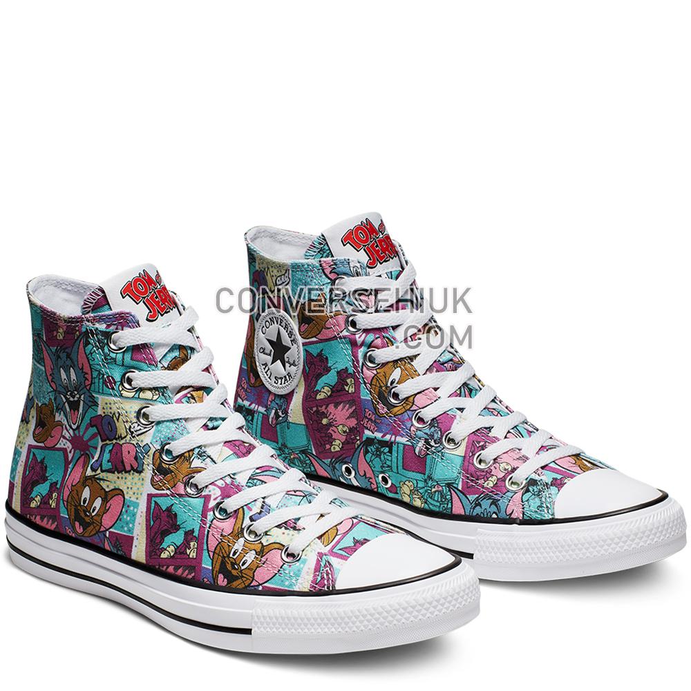 Converse Tom and Jerry Chuck Taylor All Star High Top White/Multi/Black 165735C Shoes