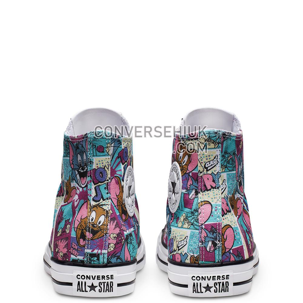 Converse Tom and Jerry Chuck Taylor All Star High Top White/Multi/Black 165735C Shoes