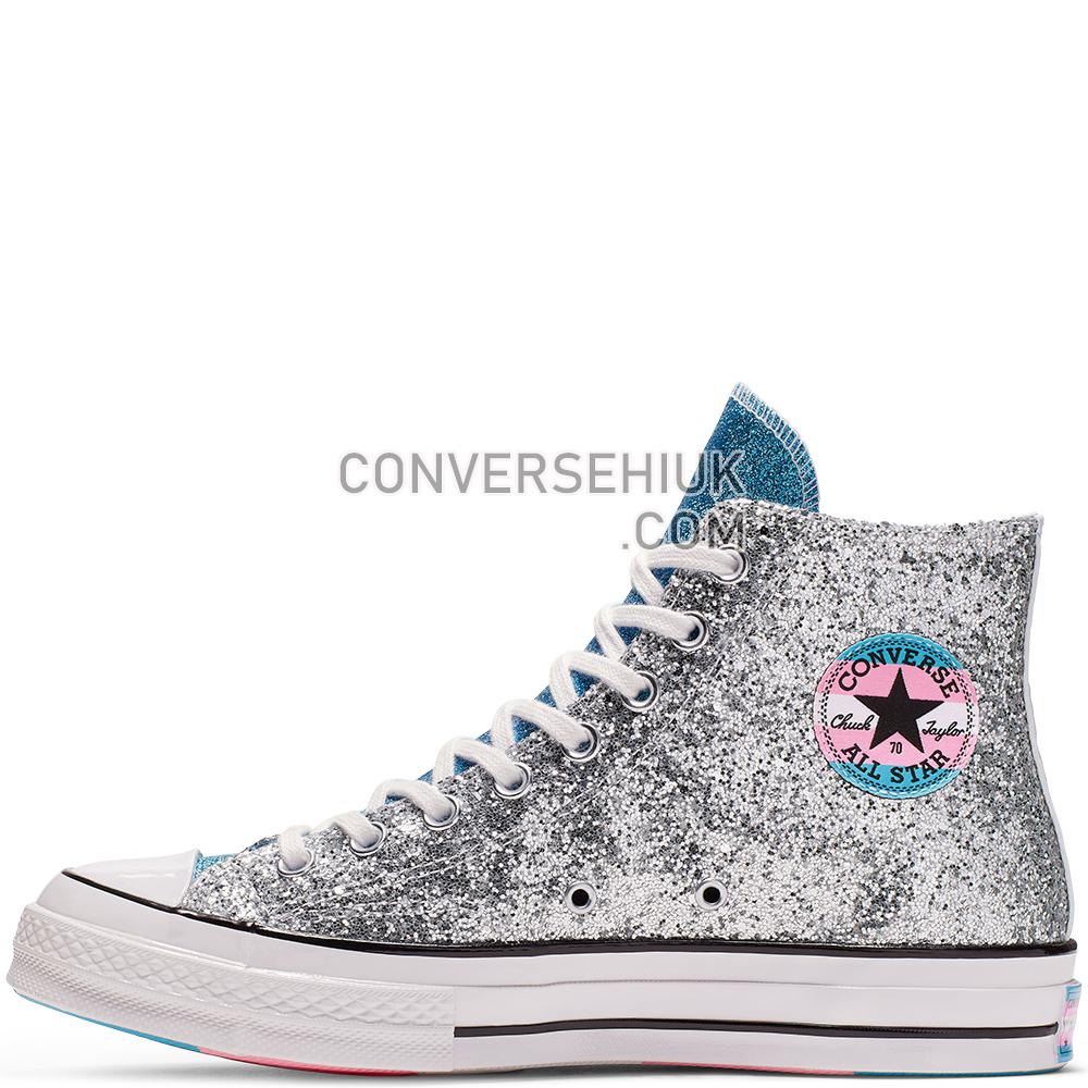 Converse Chuck 70 Pride High Top Silver/Egret/Gnarly/Blue 165723C Shoes