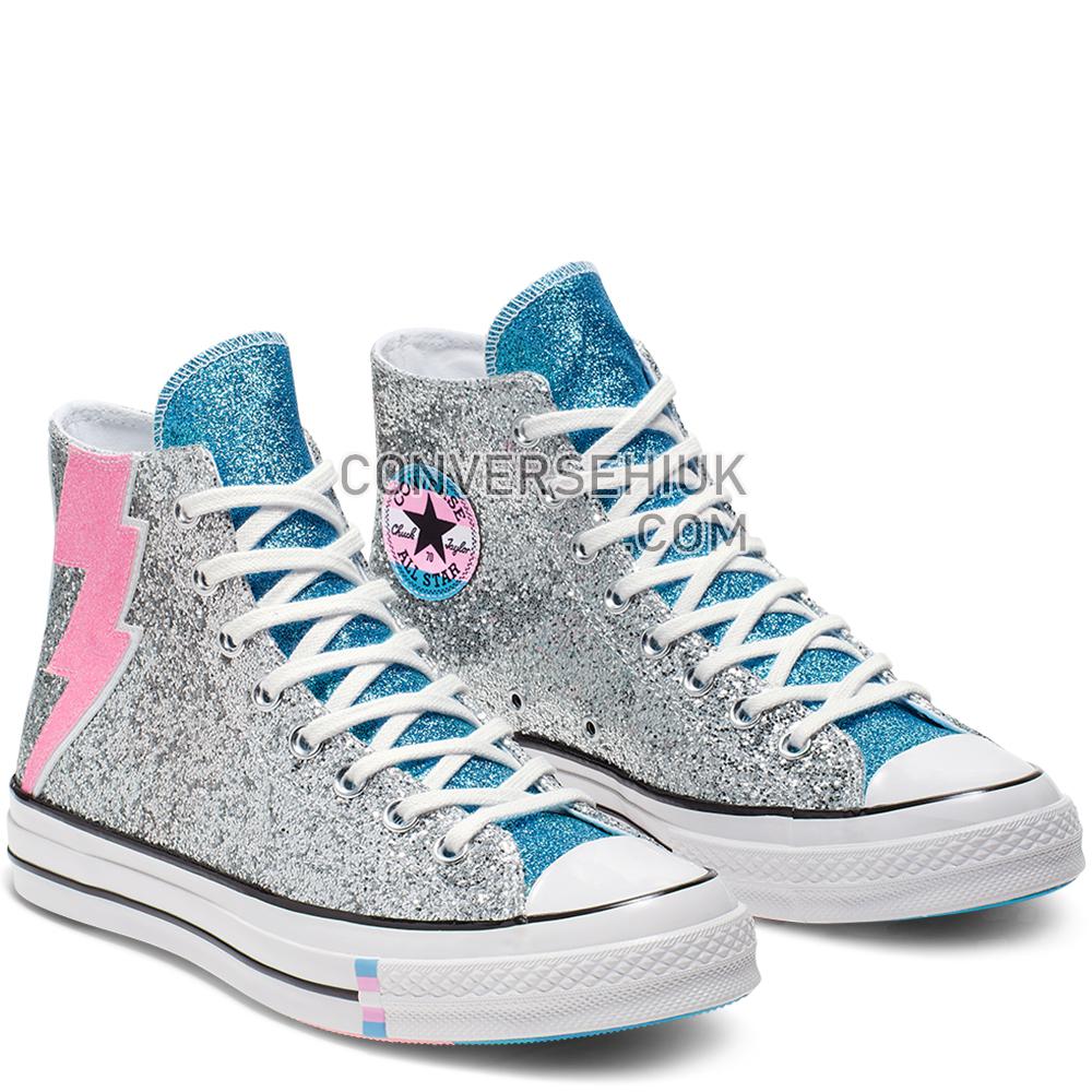 Converse Chuck 70 Pride High Top Silver/Egret/Gnarly/Blue 165723C Shoes