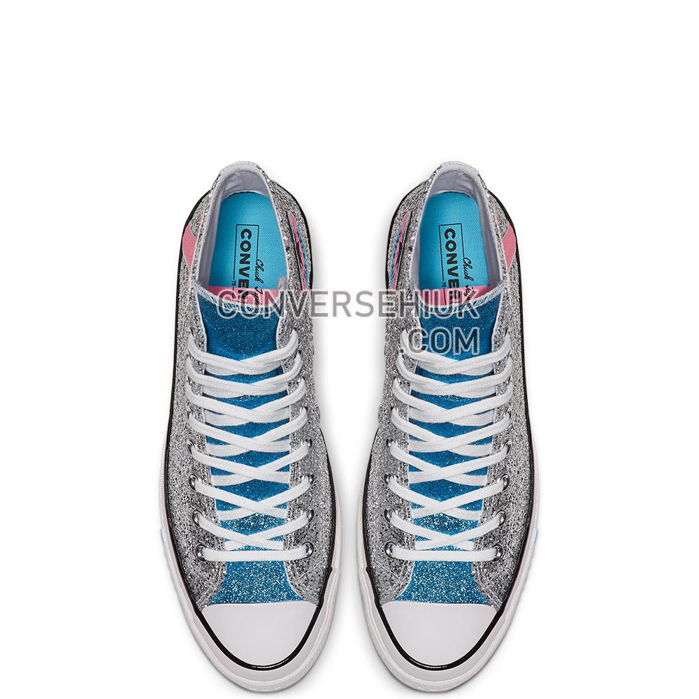 Converse Chuck 70 Pride High Top Silver/Egret/Gnarly/Blue 165723C Shoes