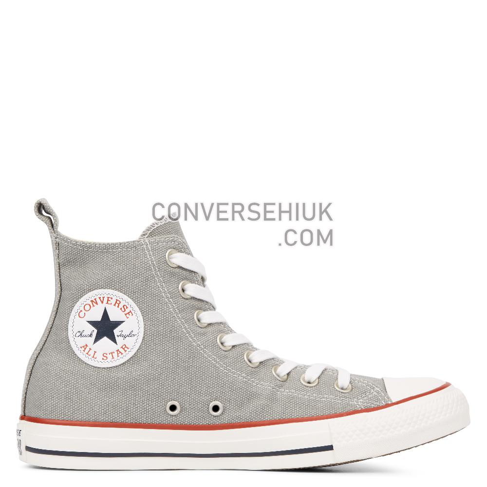 Converse Chuck Taylor All Star Washed Denim High Top Dolphin/Dolphin/Vintage/White 164504C Shoes