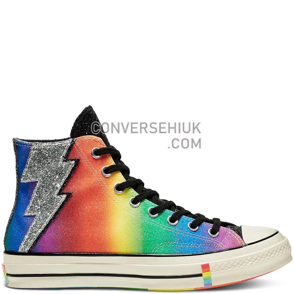 Converse Chuck 70 Pride High Top Black/Egret/Multi 165713C Shoes