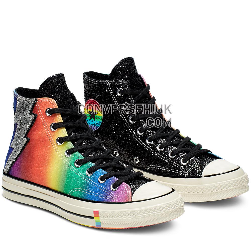 Converse Chuck 70 Pride High Top Black/Egret/Multi 165713C Shoes