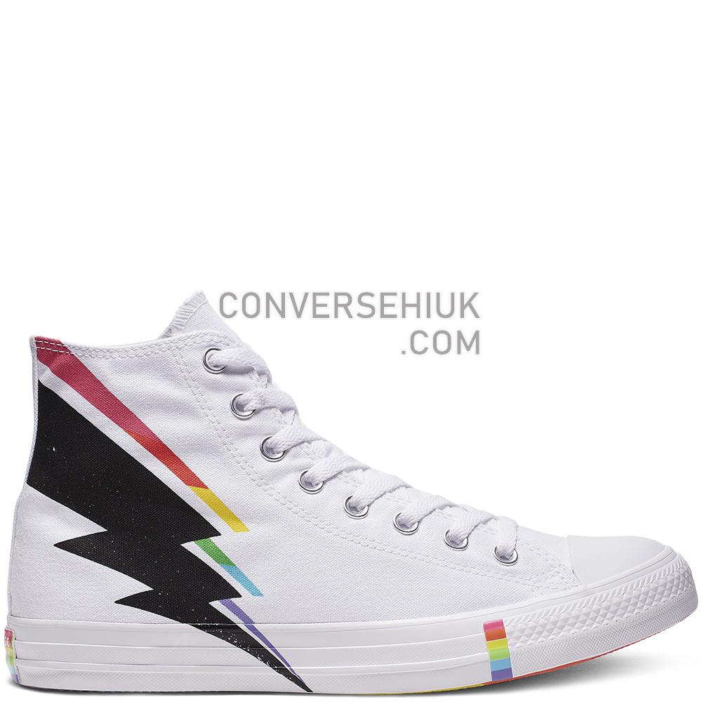 Converse Chuck Taylor All Star Pride High Top White/Black/Multi 165715C Shoes