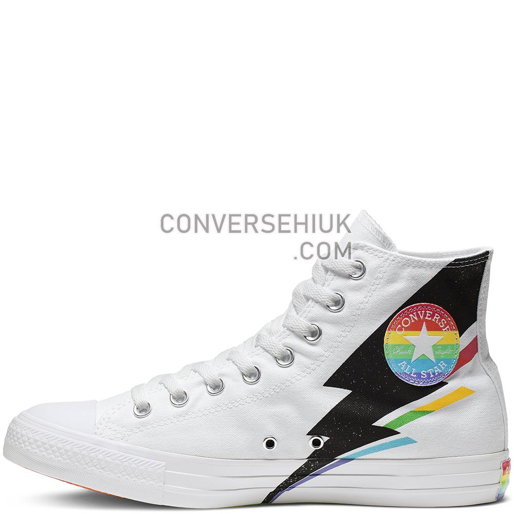 Converse Chuck Taylor All Star Pride High Top White/Black/Multi 165715C Shoes