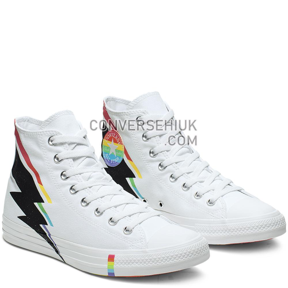 Converse Chuck Taylor All Star Pride High Top White/Black/Multi 165715C Shoes