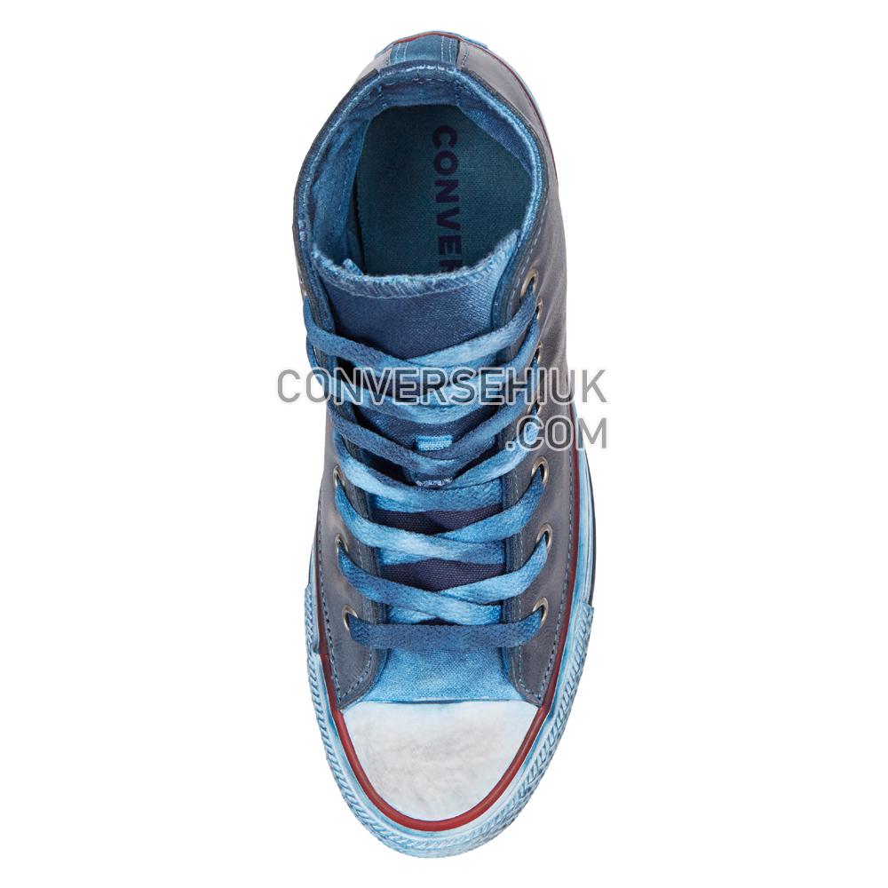 Converse Chuck Taylor All Star Premium Vintage Leather High Top Optical/White/Navy/Vintage 165773C Shoes