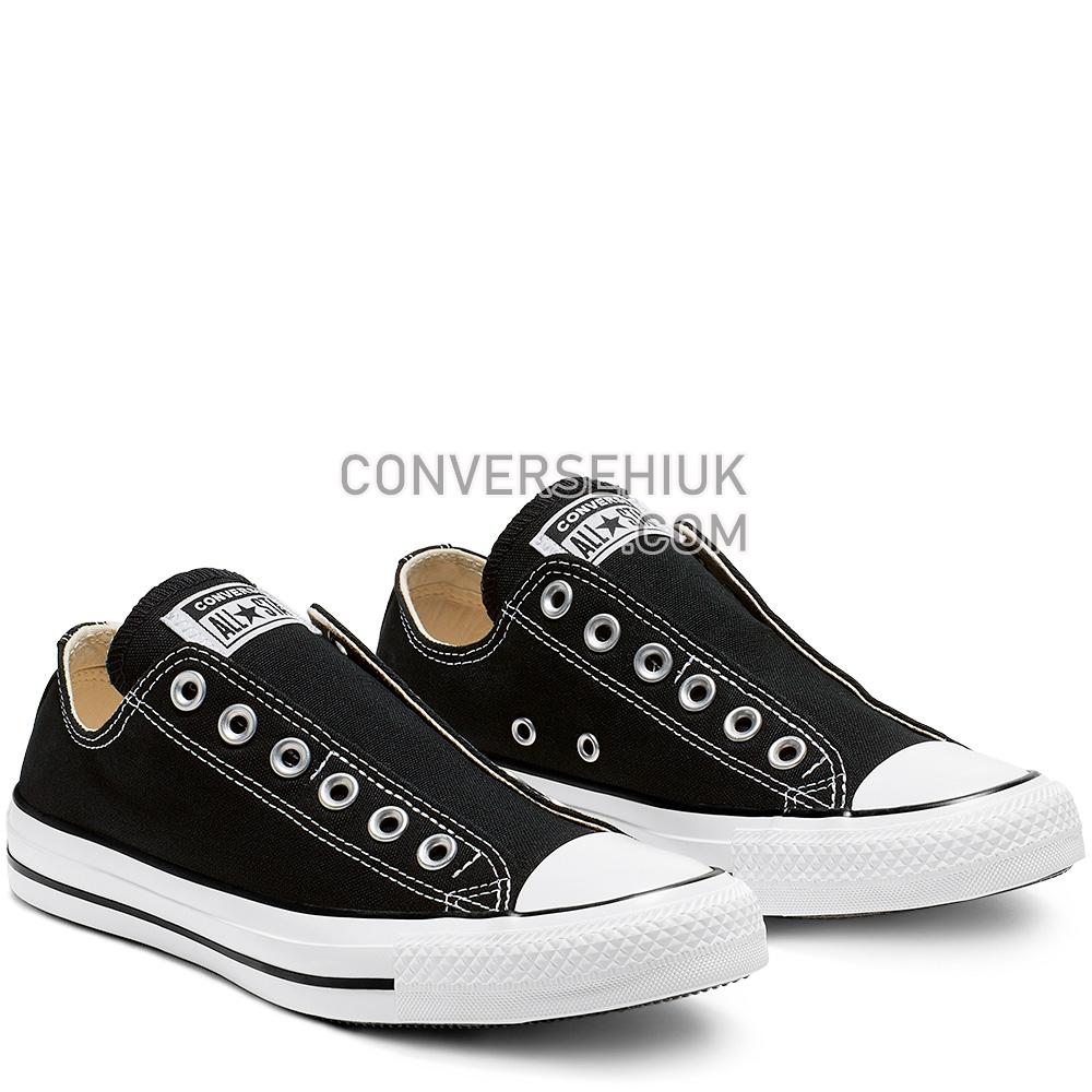 Converse Chuck Taylor All Star Slip Low Top-Black-All Star Black/White/Black 164300C Shoes