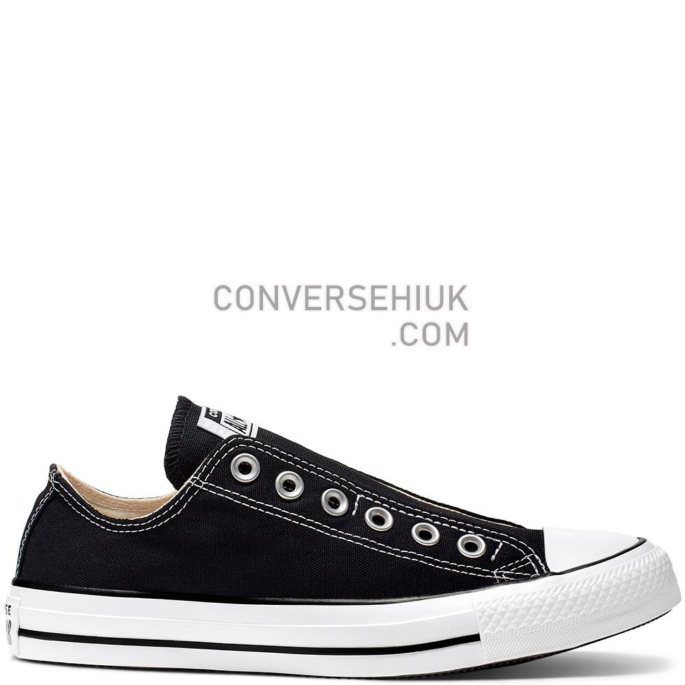 Converse Chuck Taylor All Star Slip Low Top-Black-All Star Black/White/Black 164300C Shoes