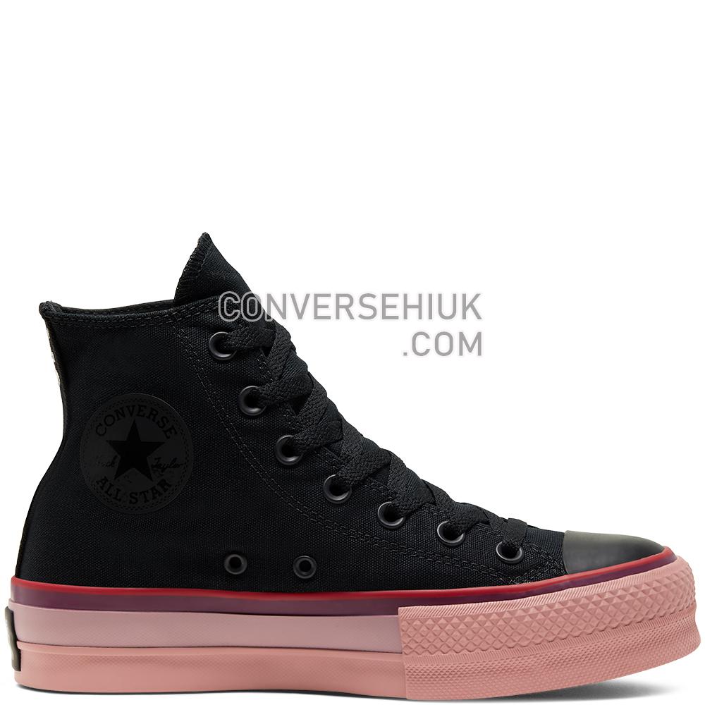 Converse x OPI Chuck Taylor All Star Platform High Top Black//Multi 566556C Shoes