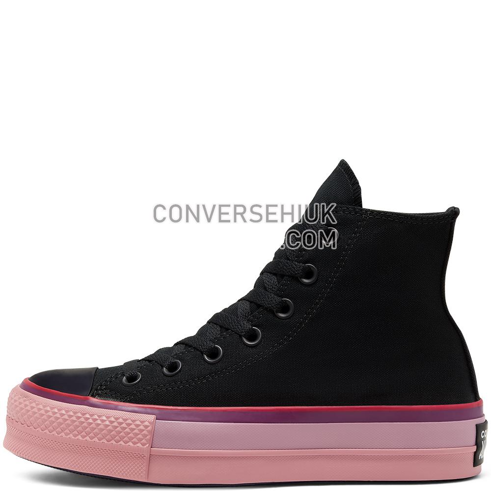 Converse x OPI Chuck Taylor All Star Platform High Top Black//Multi 566556C Shoes