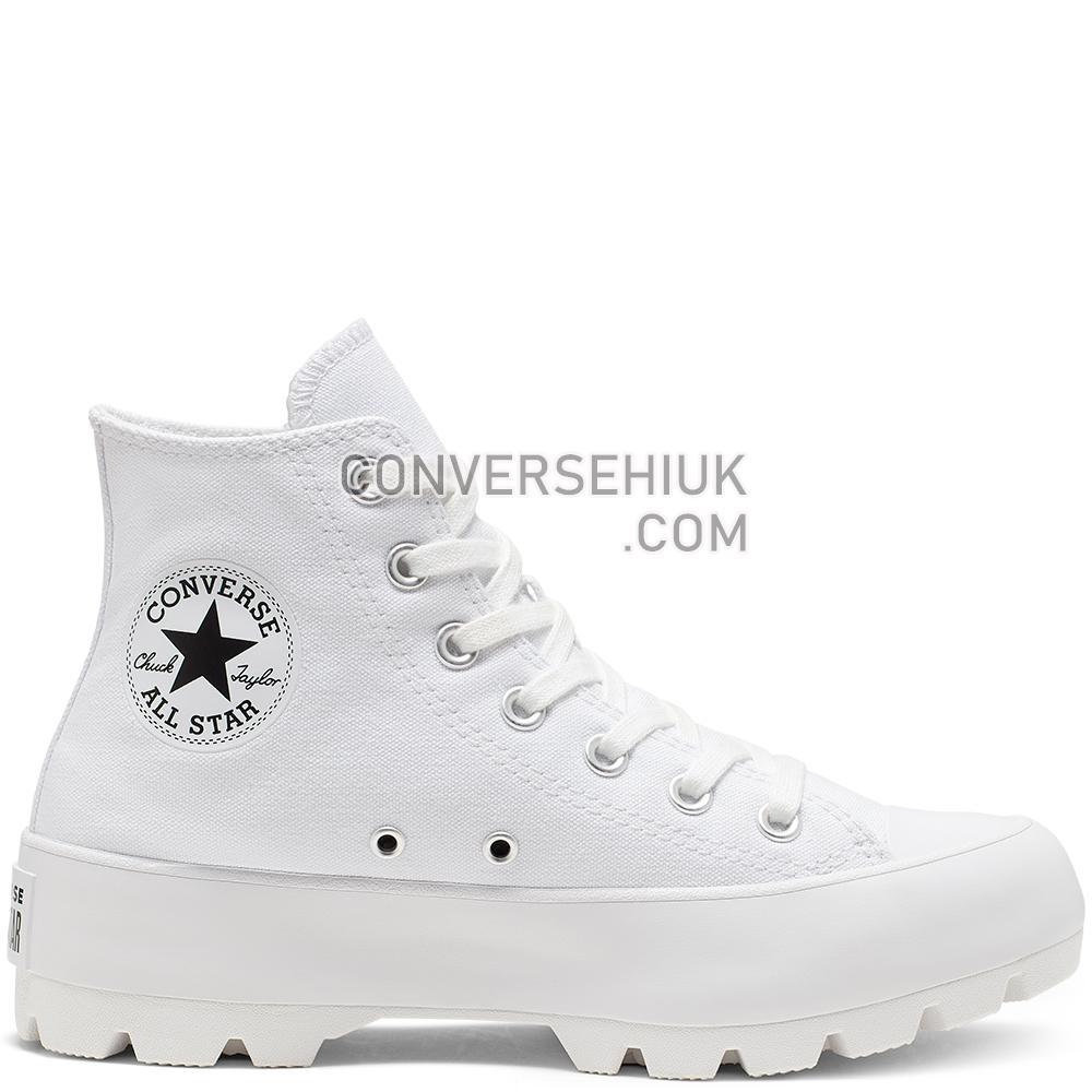 Converse Chuck Taylor All Star Lugged High Top White/Black/White 565902C Shoes