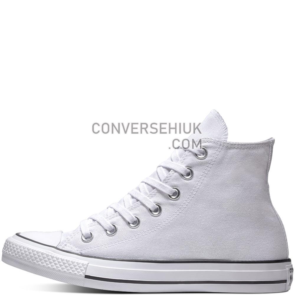 Converse Chuck Taylor All Star Precious Metals Textile High Top White/White/Black 561709C Shoes