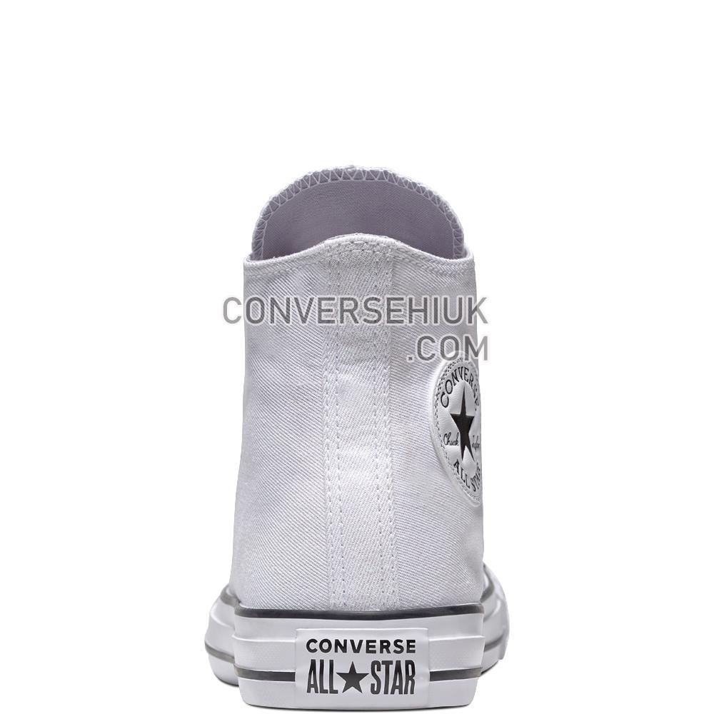 Converse Chuck Taylor All Star Precious Metals Textile High Top White/White/Black 561709C Shoes