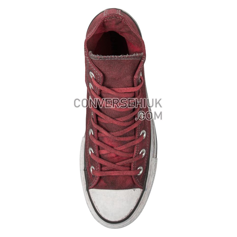 Converse Chuck Taylor All Star Canvas Rust Platform High Top White/Rust/Maroon 565761C Shoes