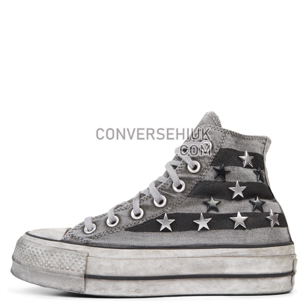 Converse Chuck Taylor All Star Vintage Star Studs Platform High Top White/Vintage/Star/Studs 565757C Shoes