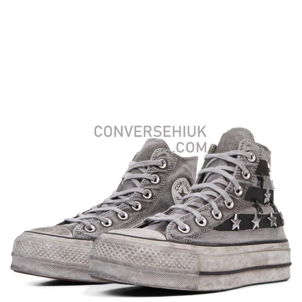 Converse Chuck Taylor All Star Vintage Star Studs Platform High Top White/Vintage/Star/Studs 565757C Shoes