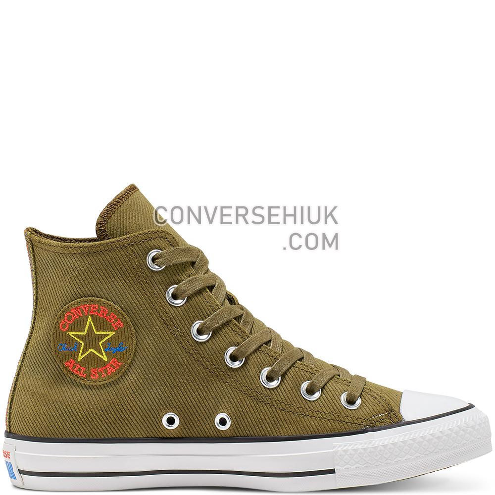 Converse Chuck Taylor All Star Retrograde High Top Surplus/Olive/Habanero/Red 564963C Shoes