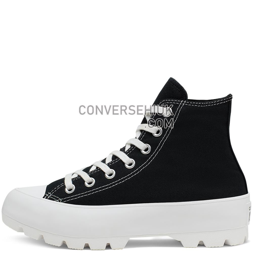 Converse Chuck Taylor All Star Lugged High Top Black/White/Black 565901C Shoes