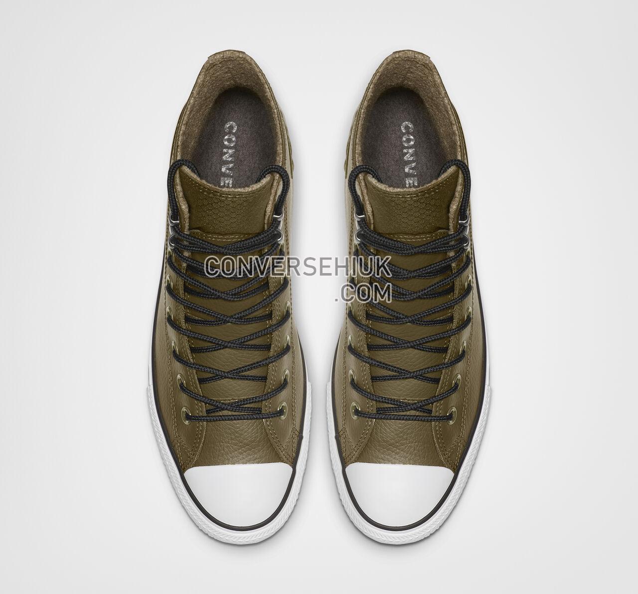 Converse Chuck Taylor All Star Winter Water-Repellent High Top Surplus Olive/Black/White 164925C Shoes