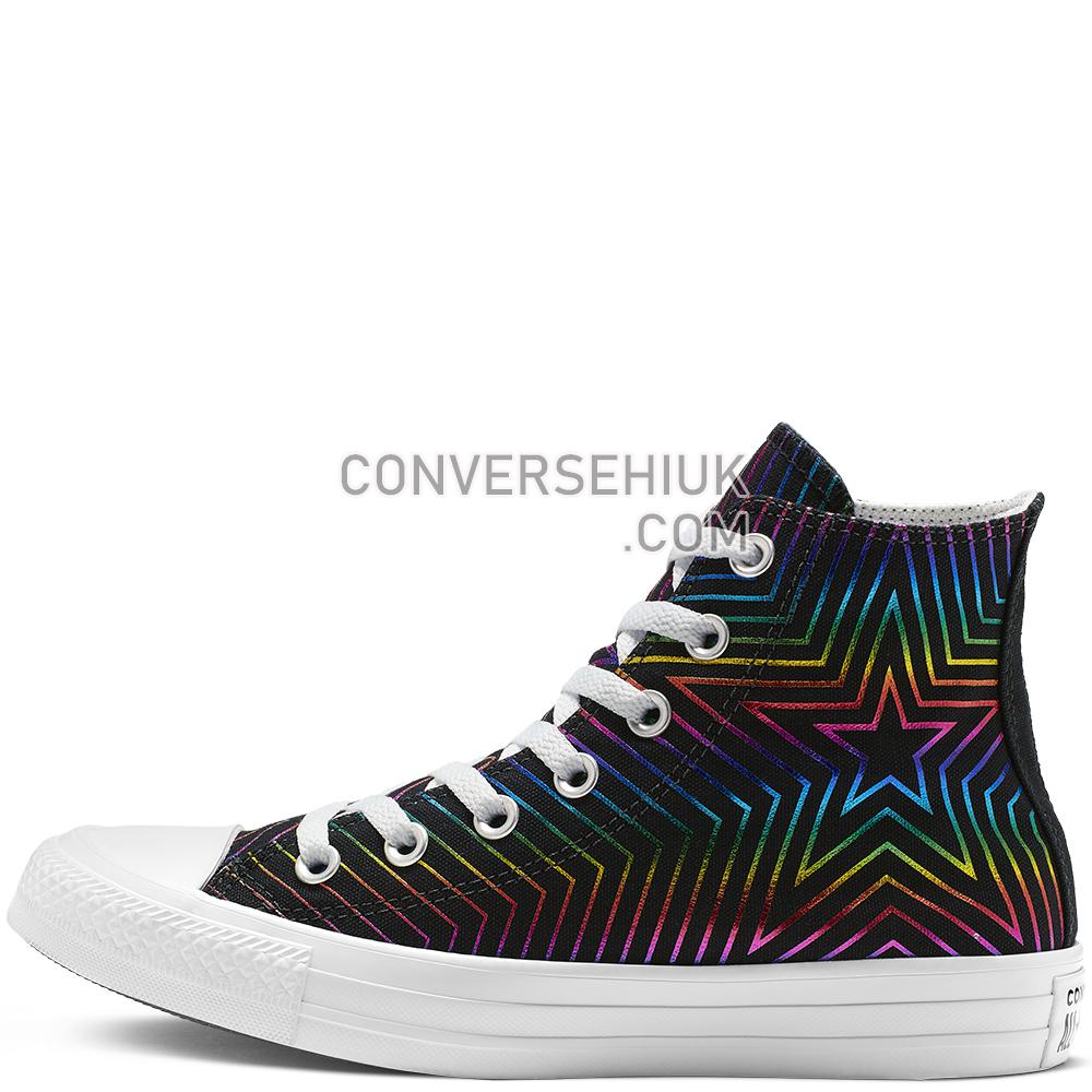 Converse Chuck Taylor All Star Exploding Star High Top Black/White/Black 565395C Shoes