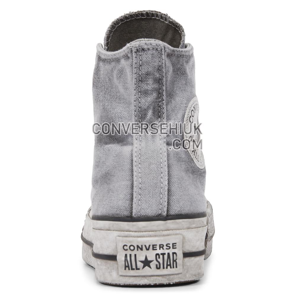 Converse Chuck Taylor All Star Lift Smoked Canvas High Top Gray/Gray/White 563113C Shoes