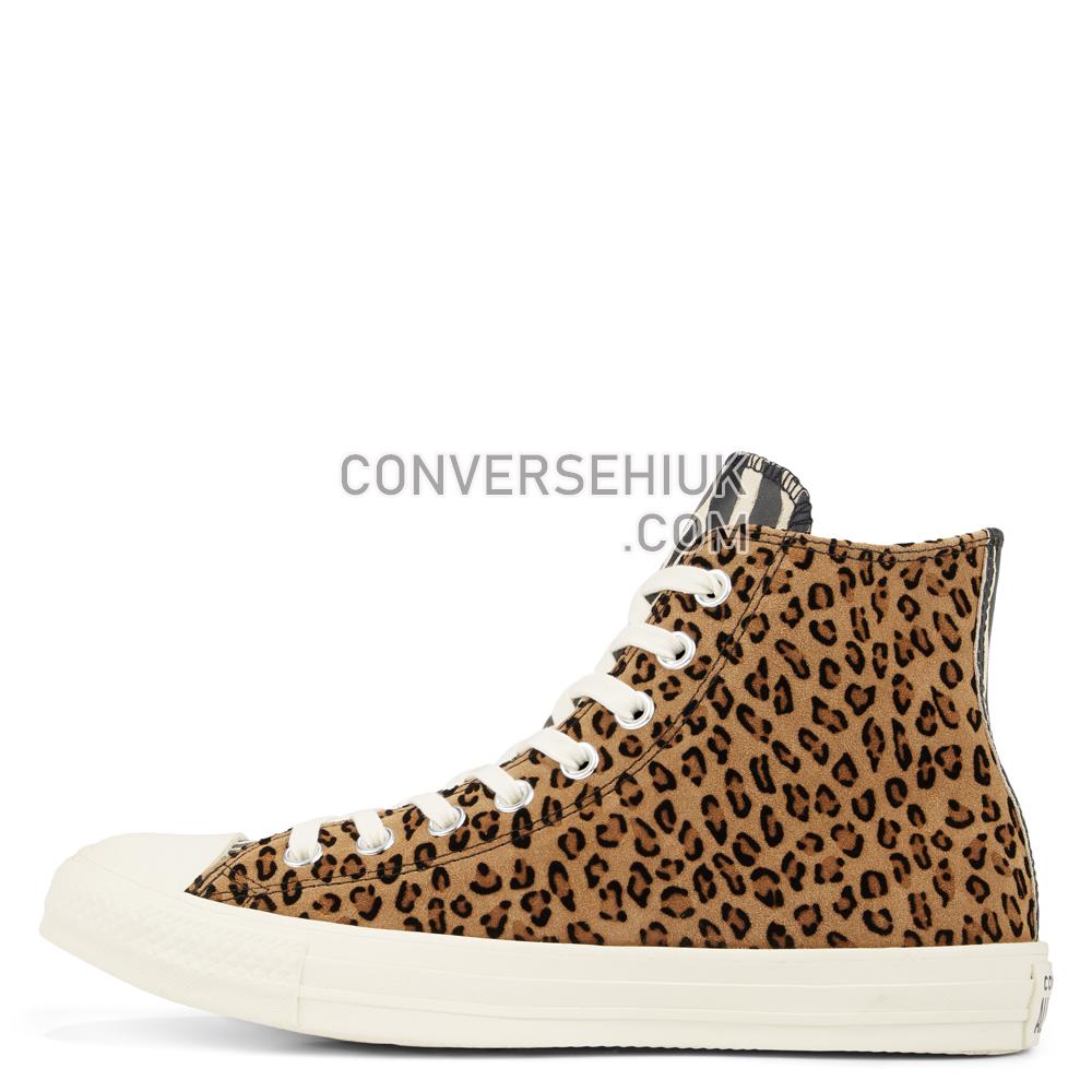 Converse Chuck Taylor All Star Animal Print Suede High Top Brown/Orange/Egret 165553C Shoes