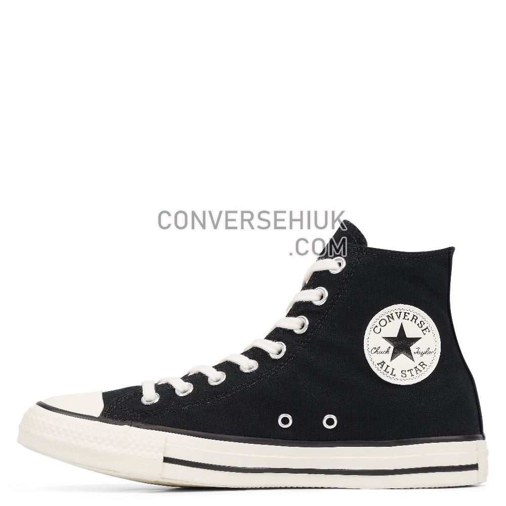 Converse Chuck Taylor All Star Wild Logo High Top Black/Black/Egret 164673C Shoes