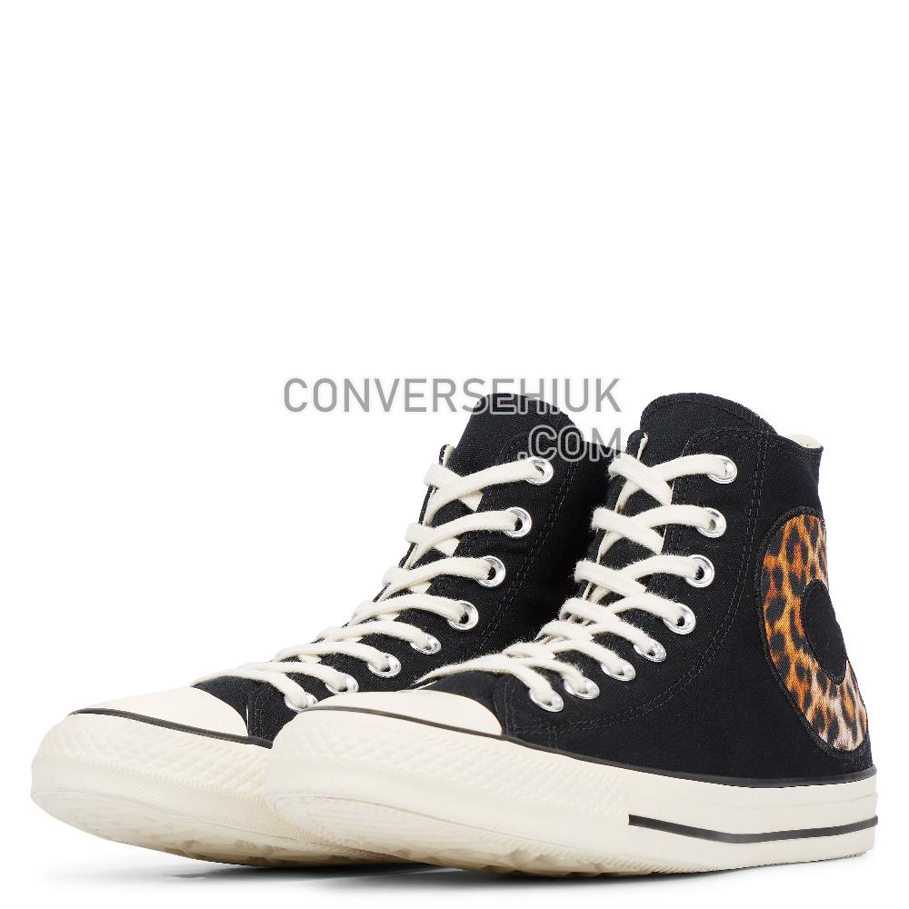 Converse Chuck Taylor All Star Wild Logo High Top Black/Black/Egret 164673C Shoes